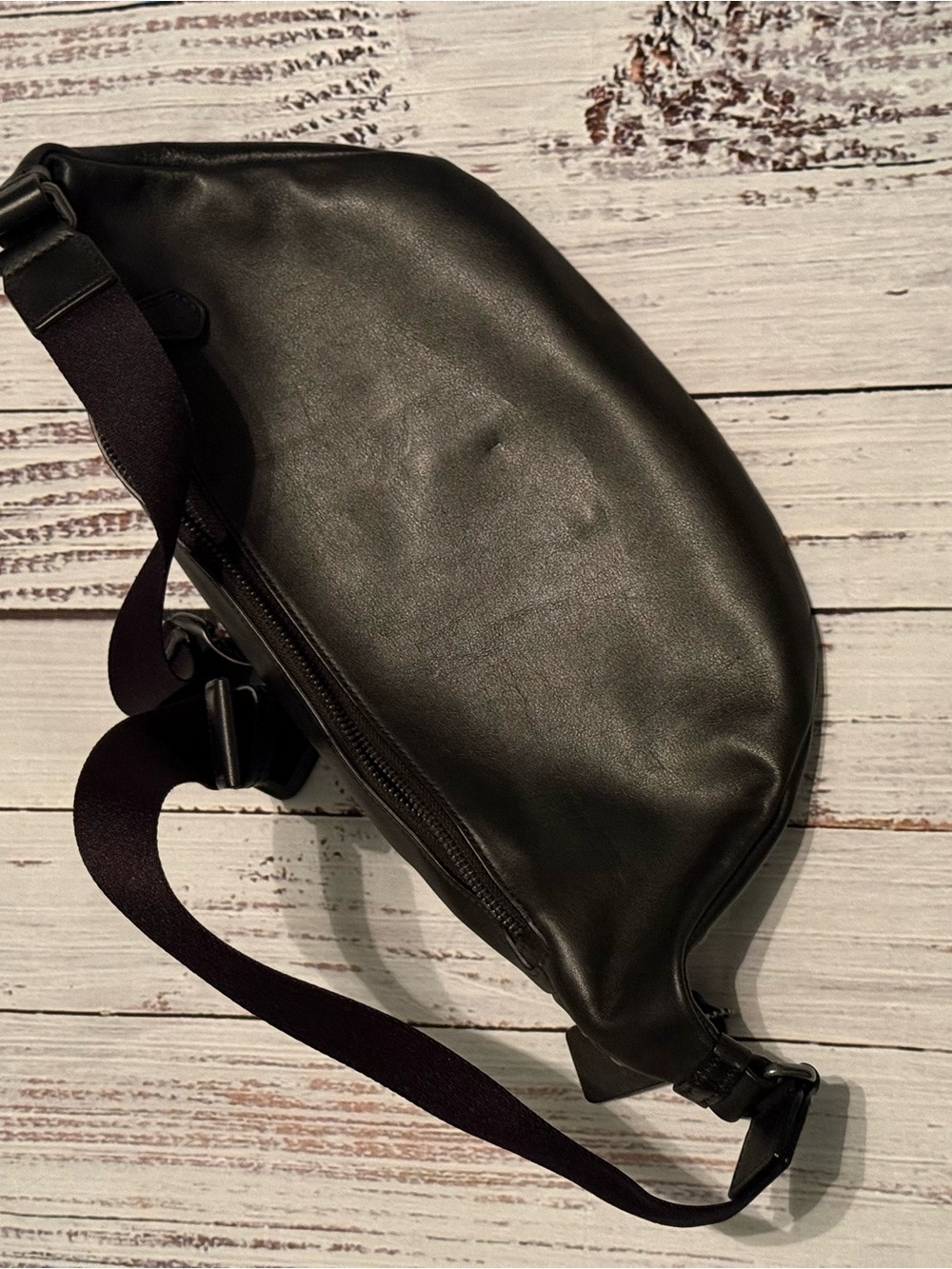 Pre-loved | Coach Black Signature Canvas Belt Bag with Leather Trim - Picture 5 of 5